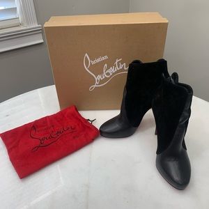 gaetanina 100 black Louboutin booties
